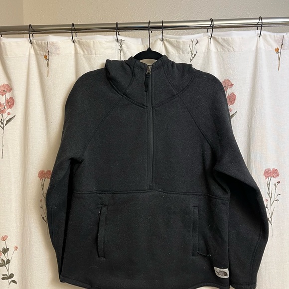 The North Face Jackets & Blazers - The North Face Women's Crescent Black Zip-Up/Pullover Sweater